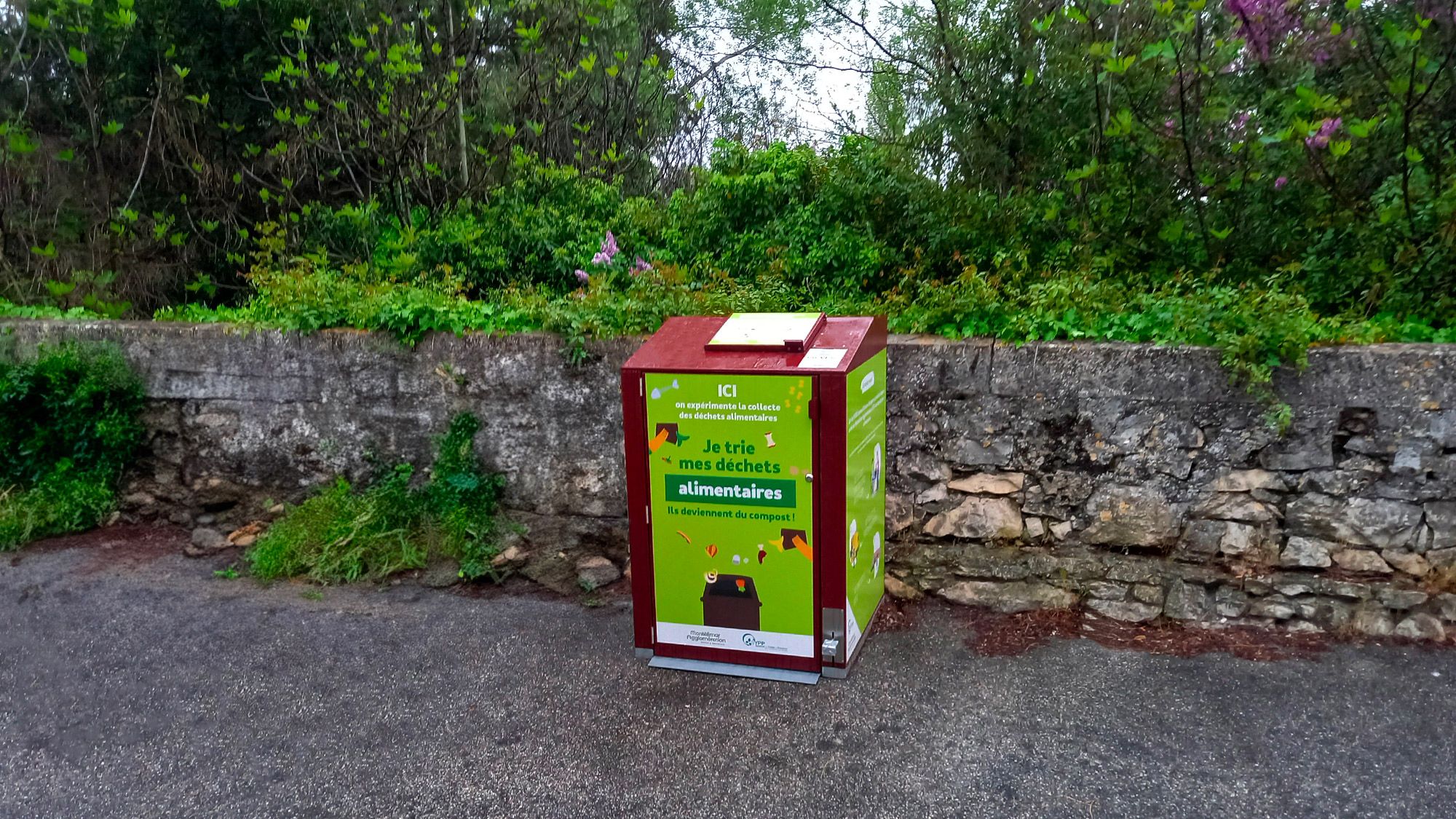 abri bac à biodéchets montélimar