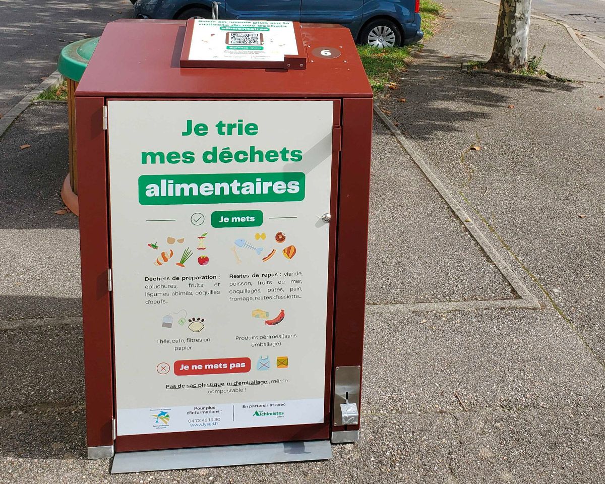 abri bac biodéchets 240 litres lysed