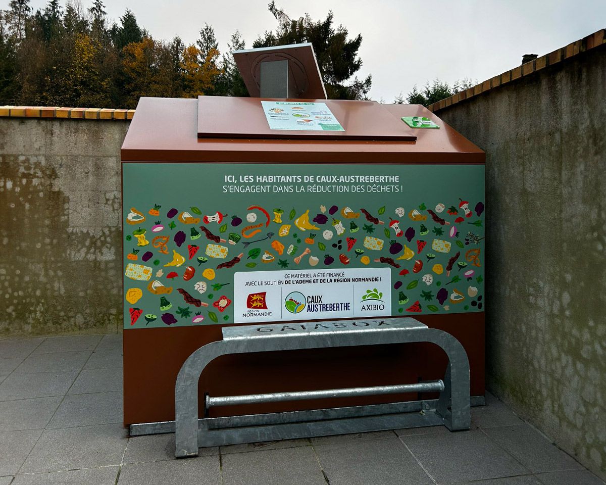 abri-bac biodéchets 600 litres barentin