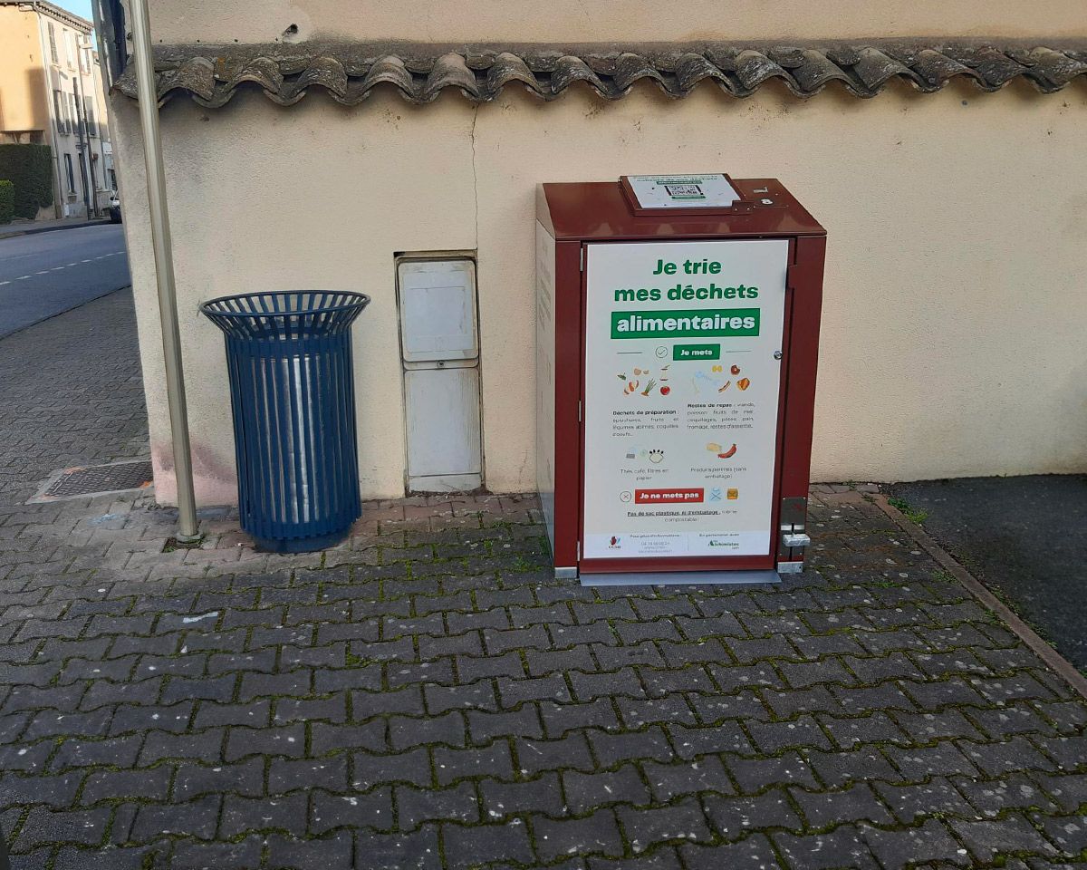 conteneur biodéchets belleville en beaujolais