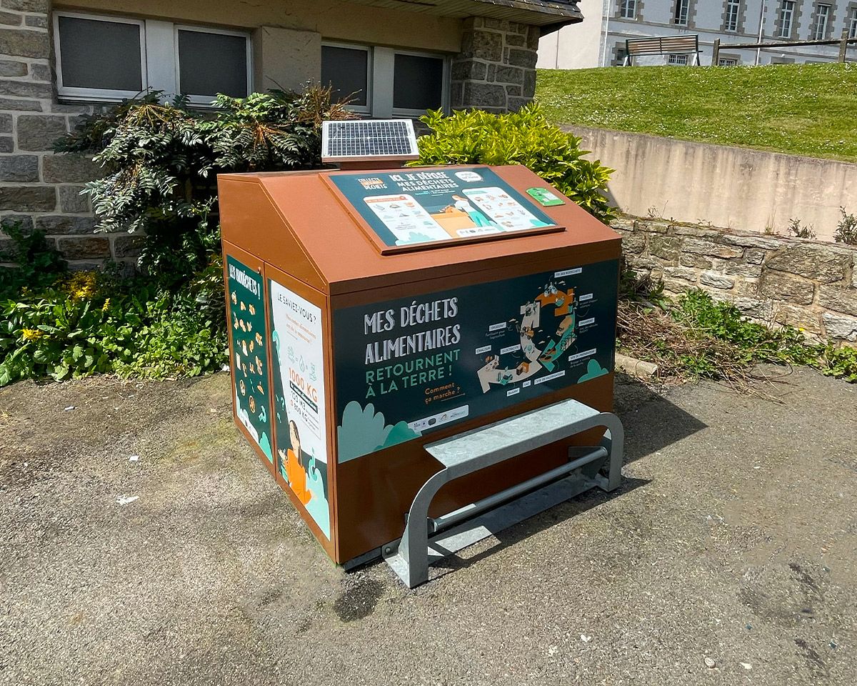 abri bac biodéchets 600 litres centre morbihan