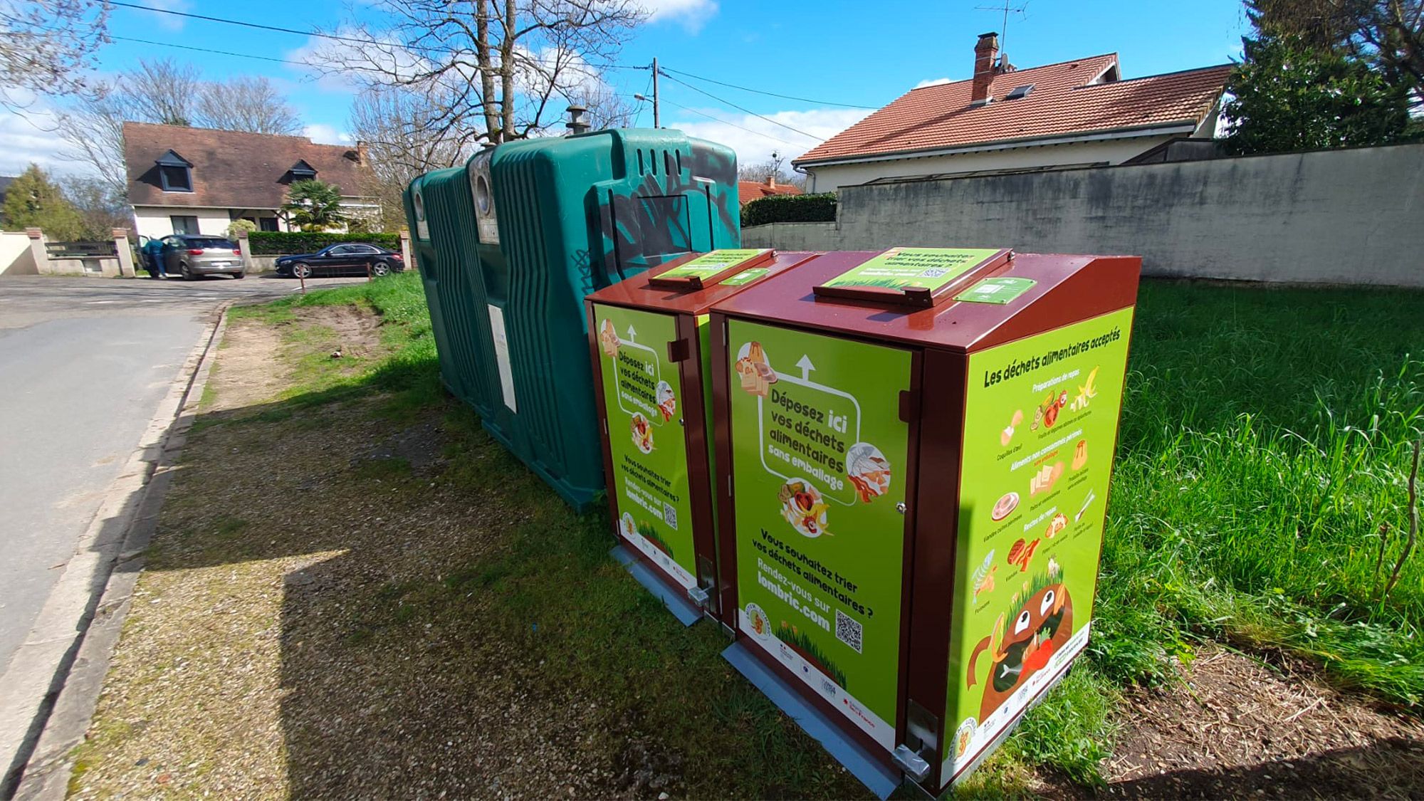 abri bac biodéchets melun