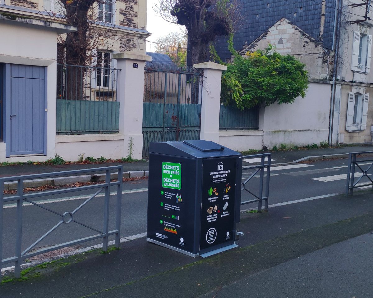 abri-bac biodéchets 240 litres angers 