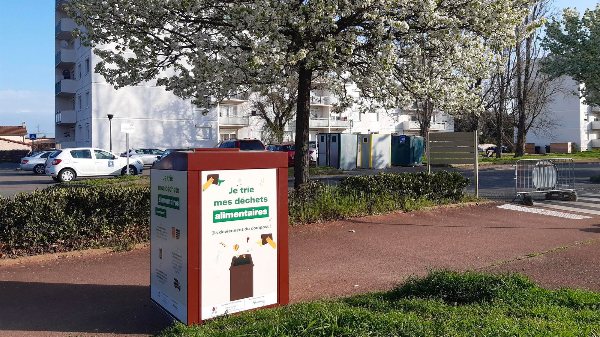 abri bac biodéchets saone en beaujolais