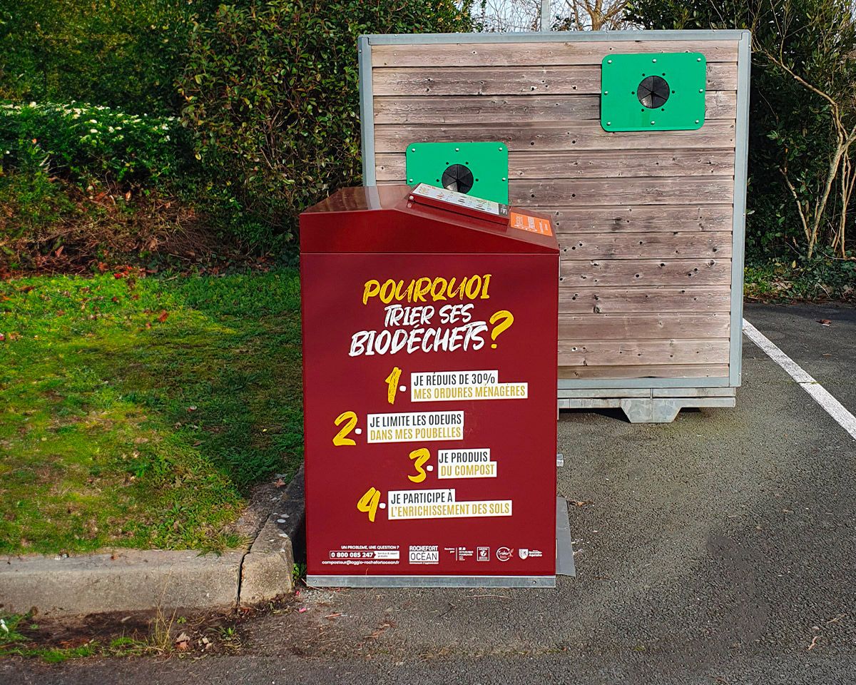 conteneur biodéchets rochefort océan